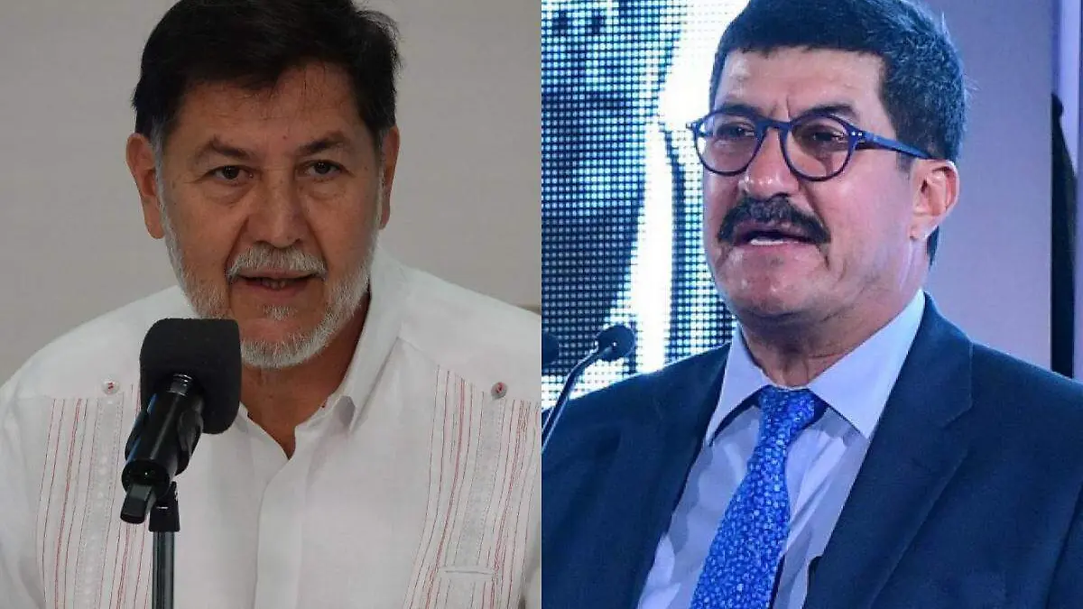 Fernández Noroña y Javier Corral